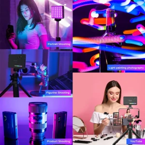 Ulanzi led video light rgb, vl120 rgb, black Thumbnail 4