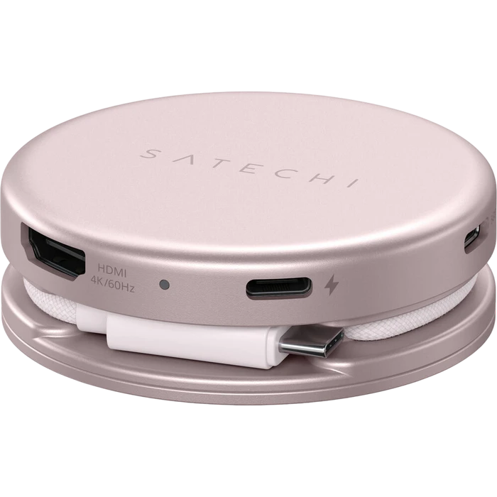 Adaptor multiport satechi onthego 5-in-1 multiport, roz 8