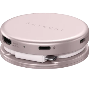 Adaptor multiport satechi onthego 5-in-1 multiport, roz Thumbnail 2