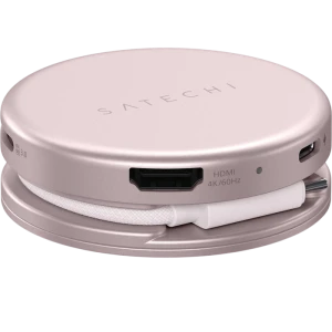 Adaptor multiport satechi onthego 5-in-1 multiport, roz Thumbnail 10