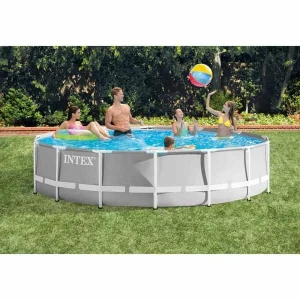 Intex бассейн prism frame premium 457х107см, 14614л, металлический каркас Thumbnail 2