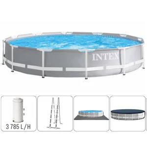 INTEX Бассейн PRISM FRAME PREMIUM 457х107см, 14614Л, металлический каркас