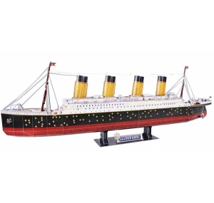 3d puzzle „titanic” cu iluminare led, 266 elemente Thumbnail 2