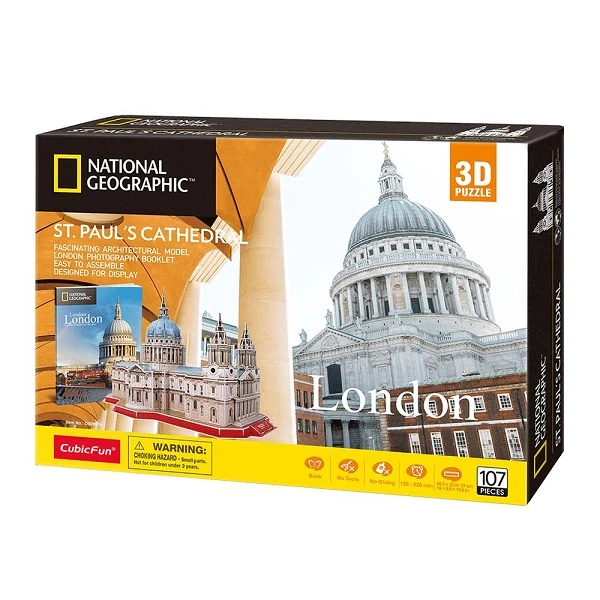 3d puzzle “catedrala sfîntul paul”, 107 elemente 4
