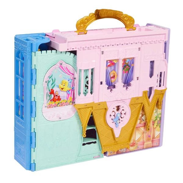 Set de joacă disney princess „castelul prințeselor” cu păpușa rapunzel și accesorii 3