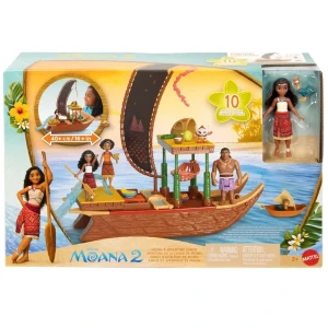 Set de joacă disney „moana 2” canoe de aventură cu păpușă și accesorii Thumbnail 3