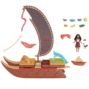 Set de joacă disney „moana 2” canoe de aventură cu păpușă și accesorii Thumbnail 7