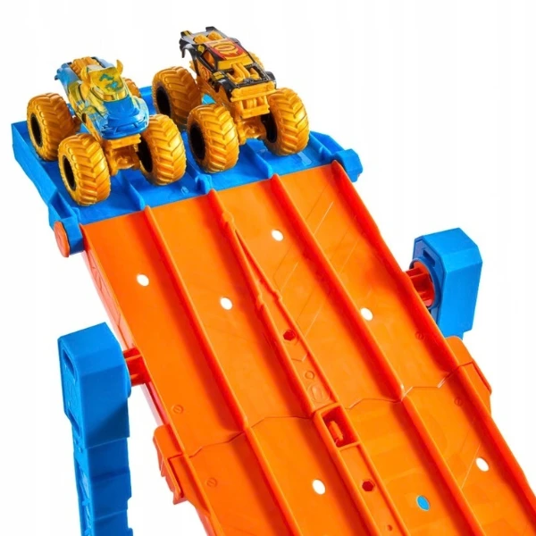 Игровой трек 2 в 1 hot wheels monster trucks «dual terrain raceway» с 2 машинками 5