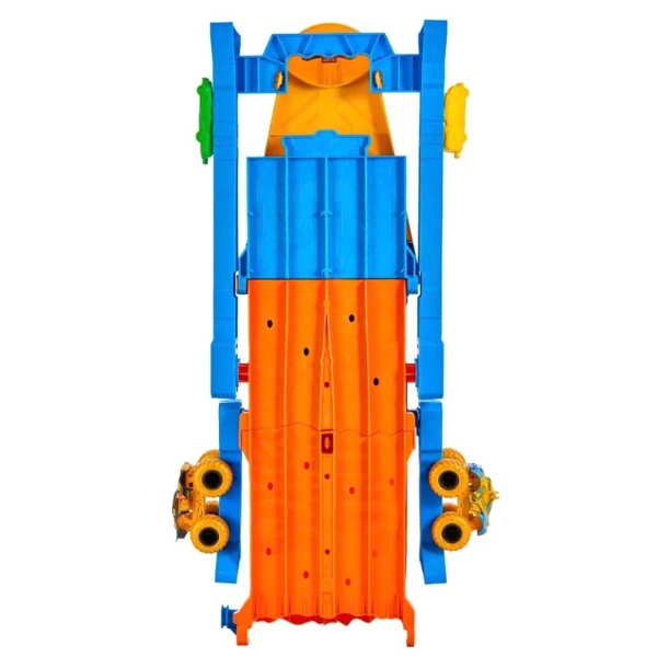 Игровой трек 2 в 1 hot wheels monster trucks «dual terrain raceway» с 2 машинками 7