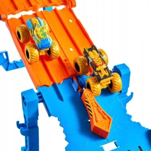 Игровой трек 2 в 1 hot wheels monster trucks «dual terrain raceway» с 2 машинками Thumbnail 4