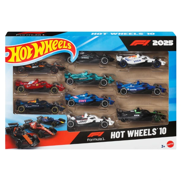 1:64 set mașinuțe formula 1 hot wheels, 10 buc 3
