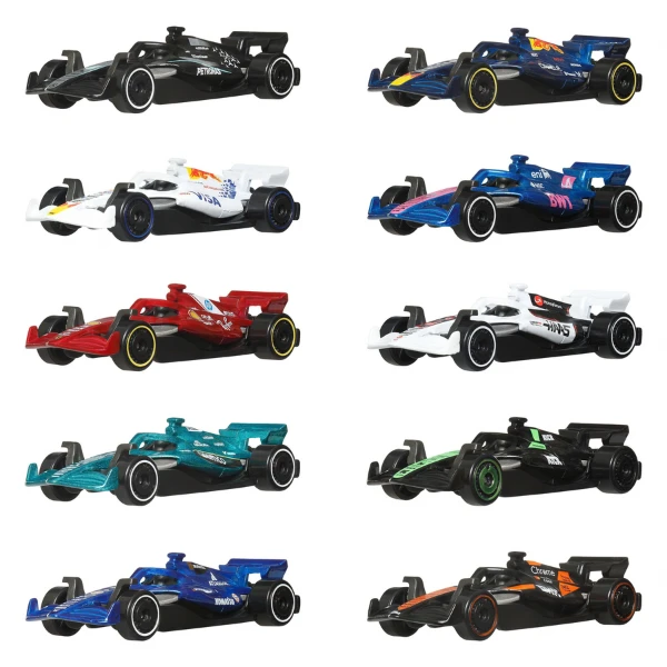 1:64 set mașinuțe formula 1 hot wheels, 10 buc 2
