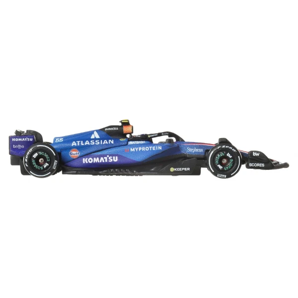 1:64 набор машинок formula 1 atlassian williams racing hot wheels premium, 2 шт 6