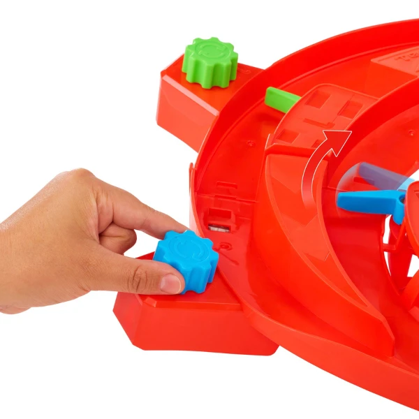 Pistă de curse „circuit de viteză formula 1” hot wheels racing, 3 mașinuțe 1:64 6