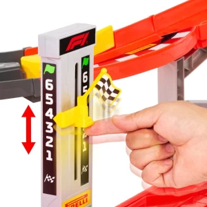 Pistă de curse „circuit de viteză formula 1” hot wheels racing, 3 mașinuțe 1:64 Thumbnail 5