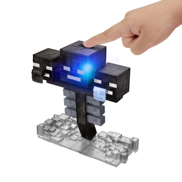 Figurină interactivă „wither” minecraft, lumini, sunete și 2 accesorii cu lansare 5