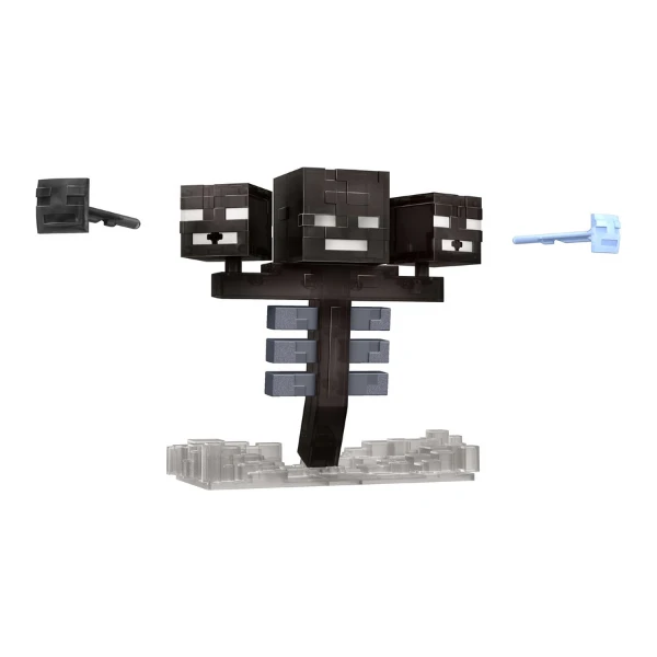 Figurină interactivă „wither” minecraft, lumini, sunete și 2 accesorii cu lansare 7