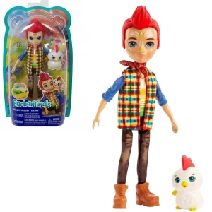 Păpușa enchantimals "redward rooster &amp; cluck"