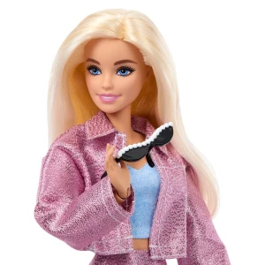 Păpușa barbie cu 4 ținute, accesorii și păr cu schimbare de culoare Thumbnail 4