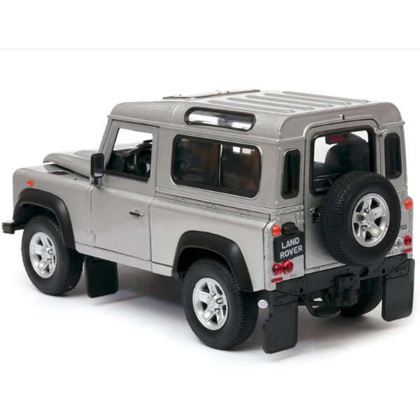 Коллекционный автомобиль land rover defender 1:24 welly 4