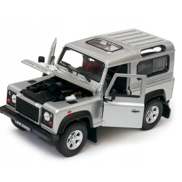 Коллекционный автомобиль land rover defender 1:24 welly 5