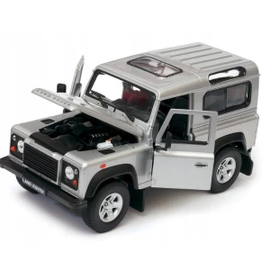 Коллекционный автомобиль land rover defender 1:24 welly Thumbnail 6