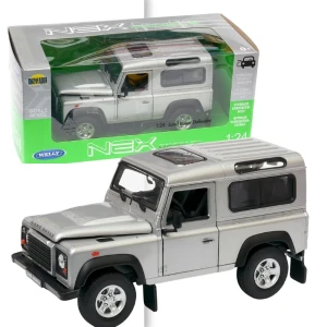 Mașina de colecție land rover defender 1:24 welly