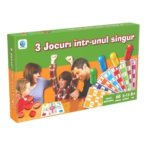 Set 3 jocuri de societate „ludo, swivel și bingo” (ro.) Thumbnail 3