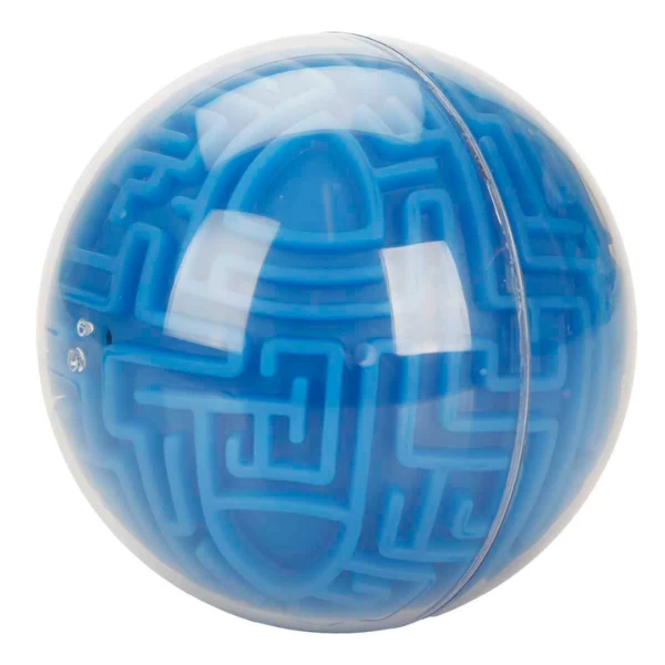 Puzzle „labirint 3d” cu bilă metalică, 10 cm 4