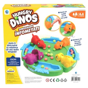 Joc de masă „dinozaurii flămânzi” cu bile colorate, pentru 2–4 jucători Thumbnail 4