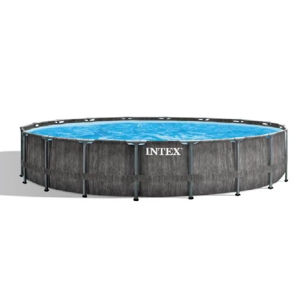Intex бассейн greywood prism frame premium 549х122см, 24311л, металлический каркас 6