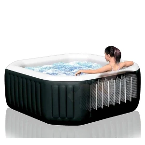 Intex надувной спа джакузи “jet &amp; bubble deluxe” 201×71см, 795л, 4-х местный Thumbnail 12