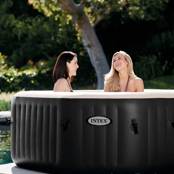 Intex надувной спа джакузи “jet &amp; bubble deluxe" 218×71см, 1098л, 6-и местный 5