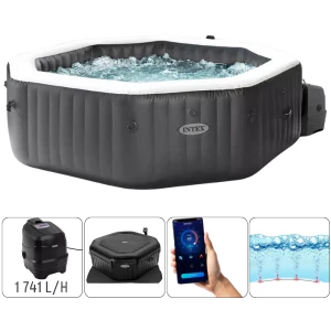Intex надувной спа джакузи “jet &amp; bubble deluxe" 218×71см, 1098л, 6-и местный Thumbnail 9