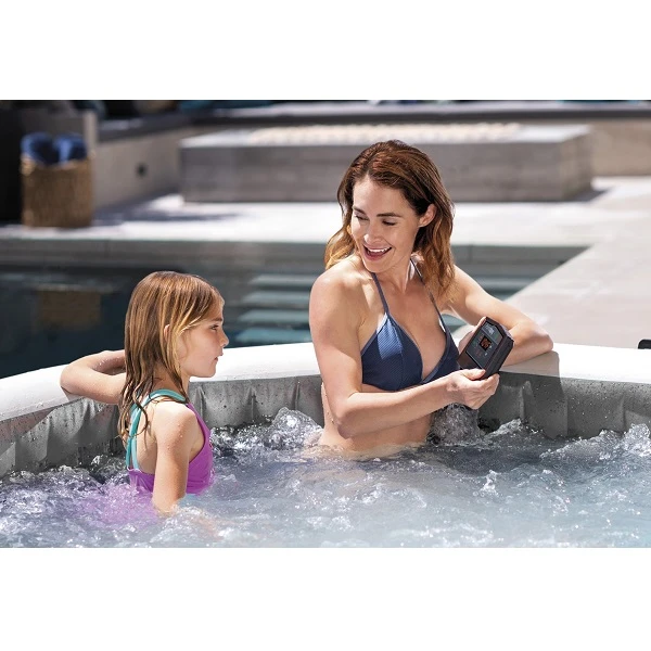 Intex jacuzzi spa gonflabil "greywood deluxe" 196х71 cm, 795l, 4 persoane 6