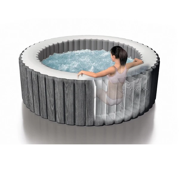 Intex jacuzzi spa gonflabil "greywood deluxe" 196х71 cm, 795l, 4 persoane 13