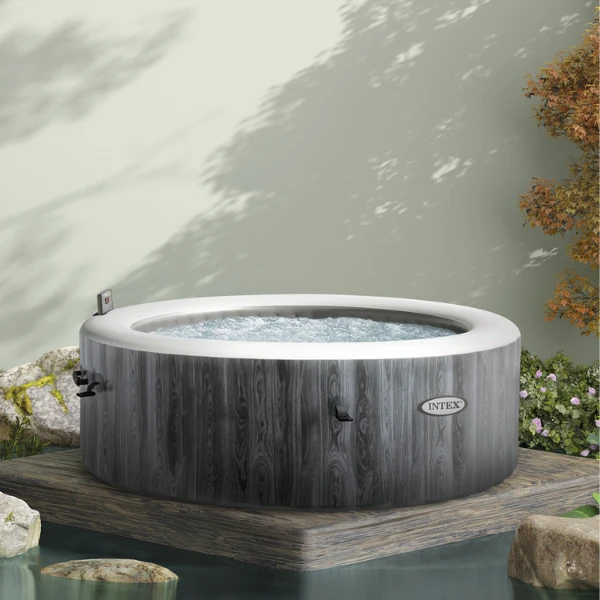 Intex jacuzzi spa gonflabil "greywood deluxe" 196х71 cm, 795l, 4 persoane 34