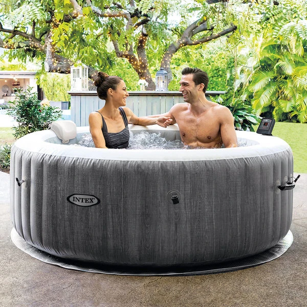 Intex jacuzzi spa gonflabil "greywood deluxe" 196х71 cm, 795l, 4 persoane 2