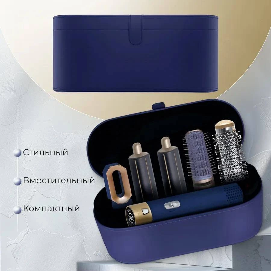 Апарат для завивки волос 5 в 1 (синий, золотой) 2