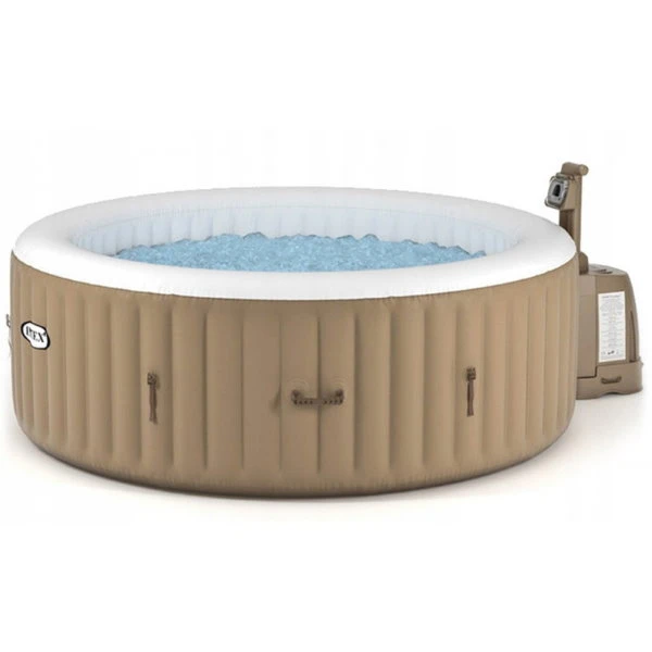 Intex надувной спа джакузи “bubble massage” 196х71см, 795л, 4-х местный 8
