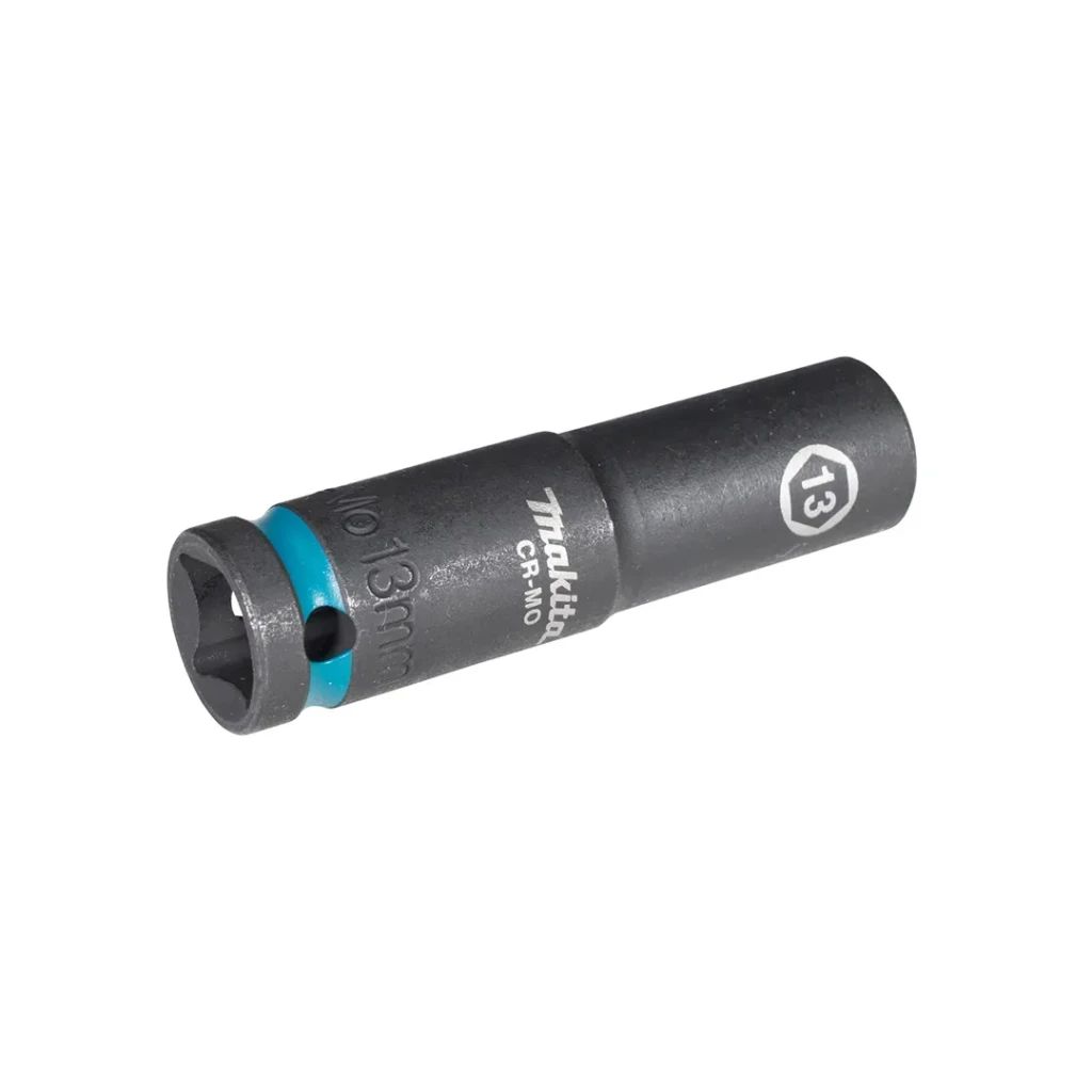 Cap cheie tubulară de impact hexagonal impact black 13 mm 1/2" 81.5 mm makita 2
