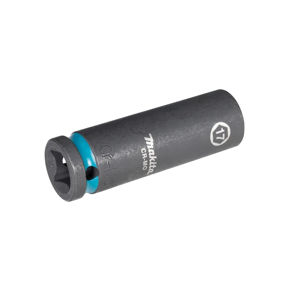 Cap cheie tubulară de impact hexagonal impact black 17 mm 1/2" 81.5 mm makita 2