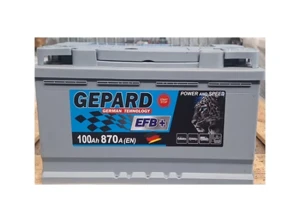 Acumulator auto gepard 100 ah 870a efb start stop
