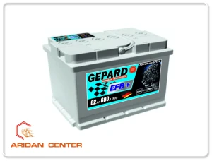 Acumulator auto gepard 62ah efb 600a start stop