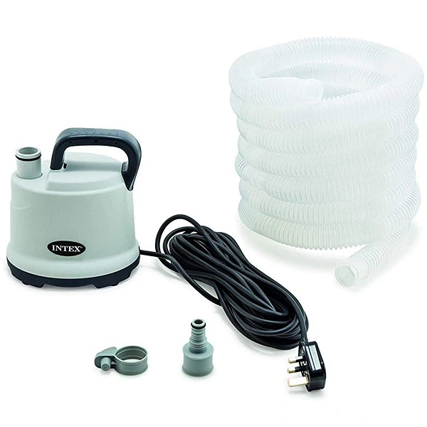 Intex дренажный насос 220-240v для слива воды из бассейна, 3595л/ч 4