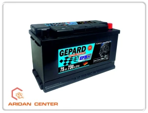 Acumulator auto gepard 75ah efb 730a start stop
