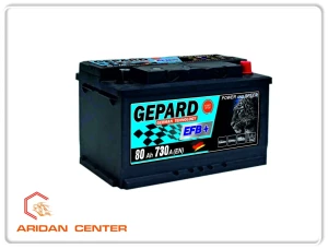 Acumulator auto gepard 80ah efb start stop 730a