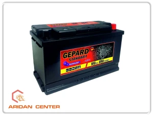 Acumulator auto gepard standart 100ah 850a japan stanga