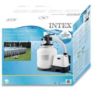 Intex pompă de filtrare cu nisip și generator de clor "krystal clear qx2600", rezervor de nisip 55 kg, capacitate 10000 l/oră Thumbnail 7