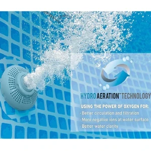 Intex pompă de filtrare cu nisip și generator de clor "krystal clear qx2600", rezervor de nisip 55 kg, capacitate 10000 l/oră Thumbnail 6